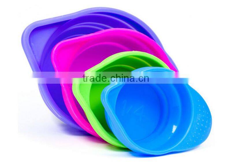 Colorful Kitchen Hot Selling Silicone collapsible Measuring Cups custom silicone cup