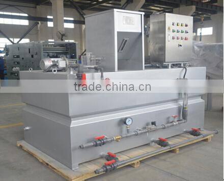 Automatic liquid/powder feeding machine for wastewater processing