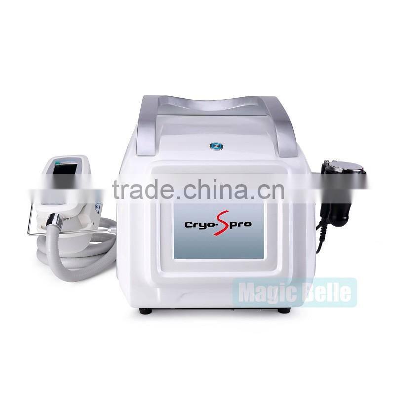 Smart system desktop cryolipolysis 40K cavitation RF 3 in 1 Cryolipolysis machine for clinic use
