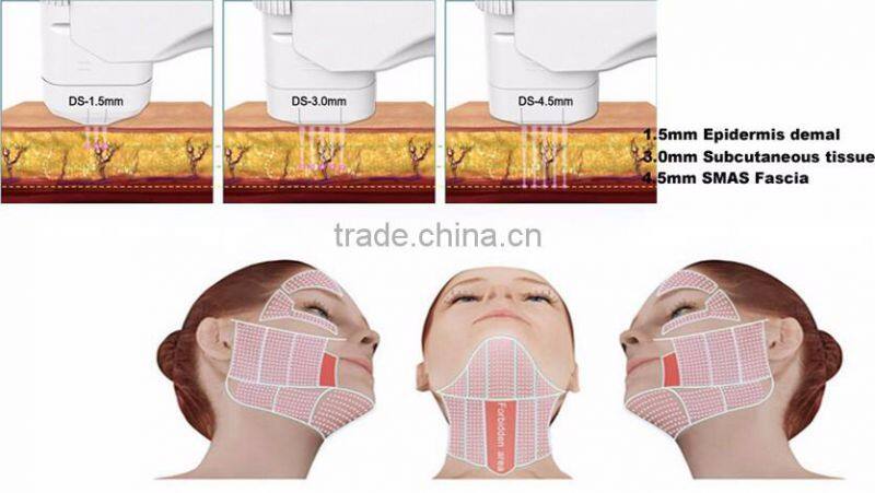 CE Certificated 2 in 1 hifu for face Wrinkle Remover female hifu vaginal tightening machine