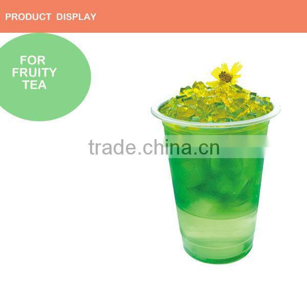good taste Taiwan bubble tea with grape nata de coco
