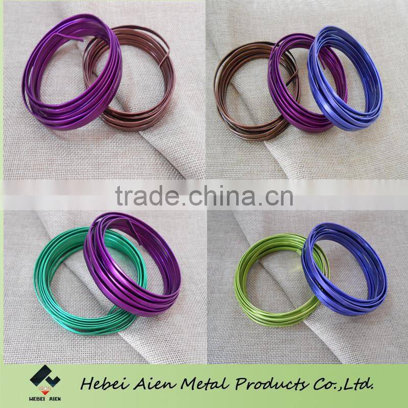 coloured aluminium wire
