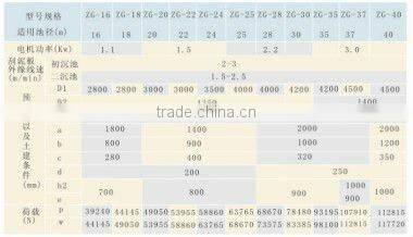 ZG periphery drive mud scraper, sludge scraper