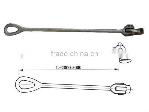 Hot dip galvanized Swivel type Lashing bars