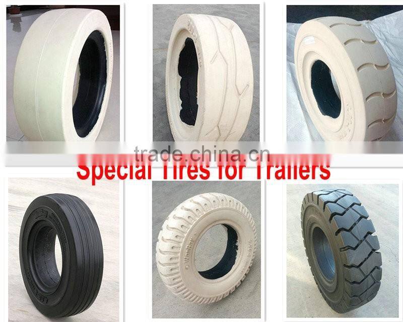 solid tire 300-5 rubber wheels 300-5 / 2.15 for trailer industrial cart utility cart with ISO certificate