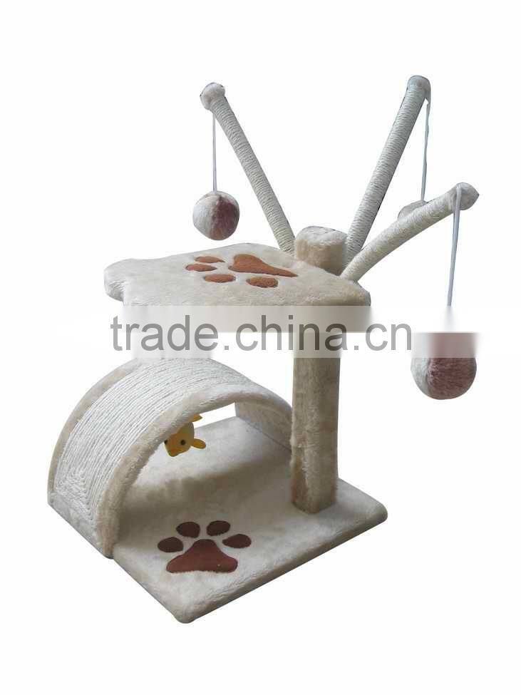 high quality cat craft cat scratcher tree toy