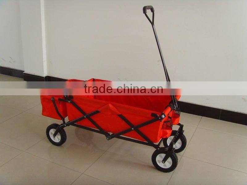 FOLDING WAGON WITH COOLER