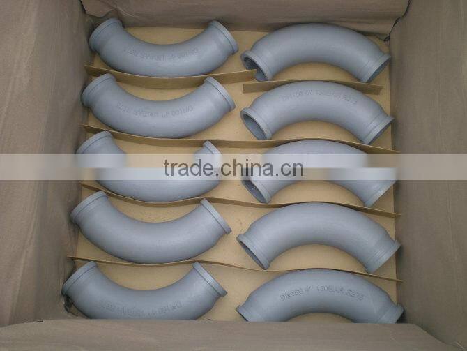 DN125 concrete pump pipe bends, manufacturer in China