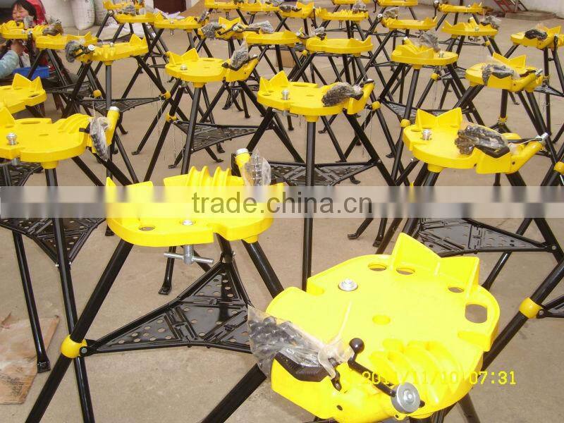 6'' Tri-stand Chain Vise H401 for threading machine