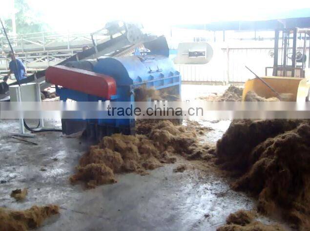 Drum coconut coir fiber opening machine