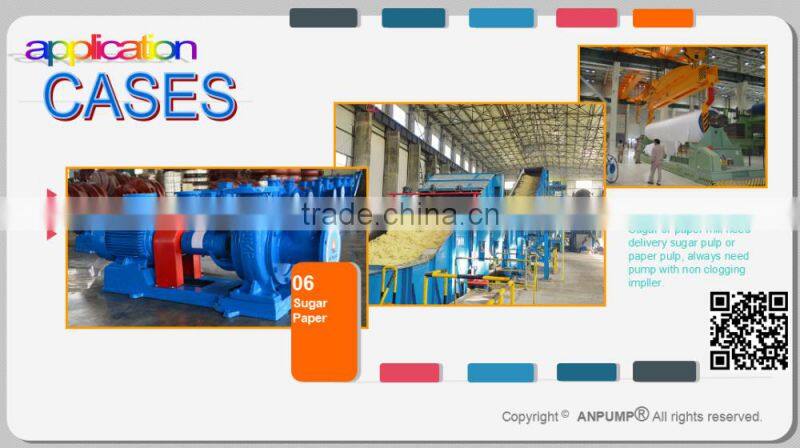 Non-clogging Waste Paper Stock Pulp Pumps