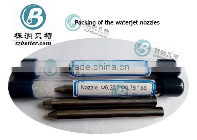 size 9.43 out diameter high density tungsten carbide water jet cutting nozzle