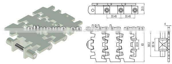 7100K Finger Chains, flat top chains