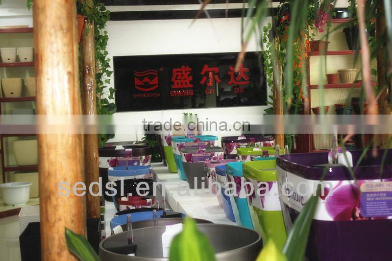 sand surface plastic flowerpot,bonsai pot,frosted garden planter