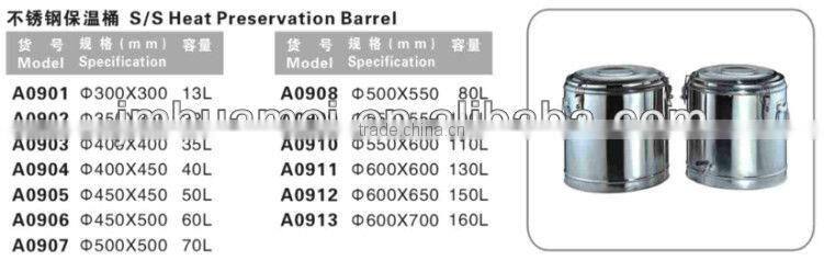 Stainless steel Insulated barrel