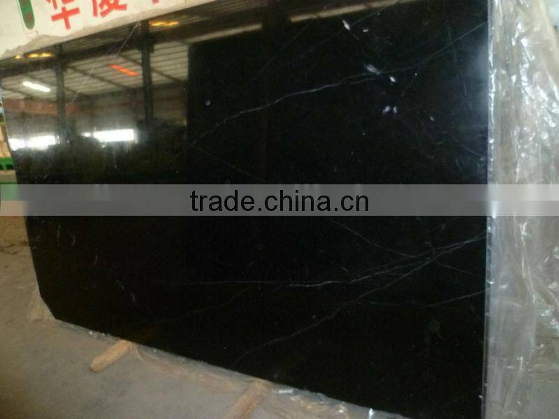 china top quality black nero marquina marble