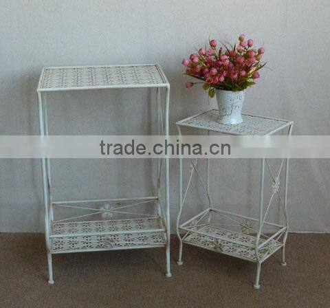 French magzine rack stainless steel lamp table