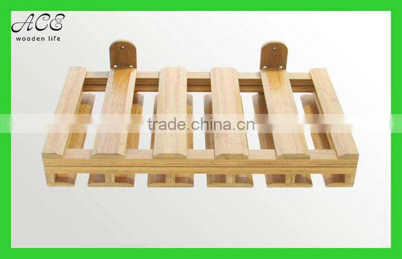 Custom bamboo wine holder Bamboo wall wine holder Bamboo wall beer holder