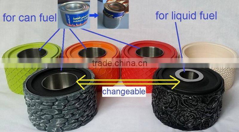 table top imitation stone burner fireplace