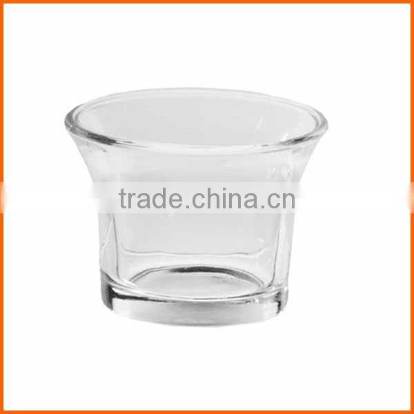 Factory price wholesale useful clear glass candle holder