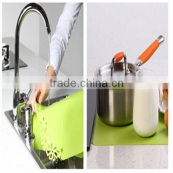 NEW style Square Shaped Silicone Mat Silicone Coaster for Pot