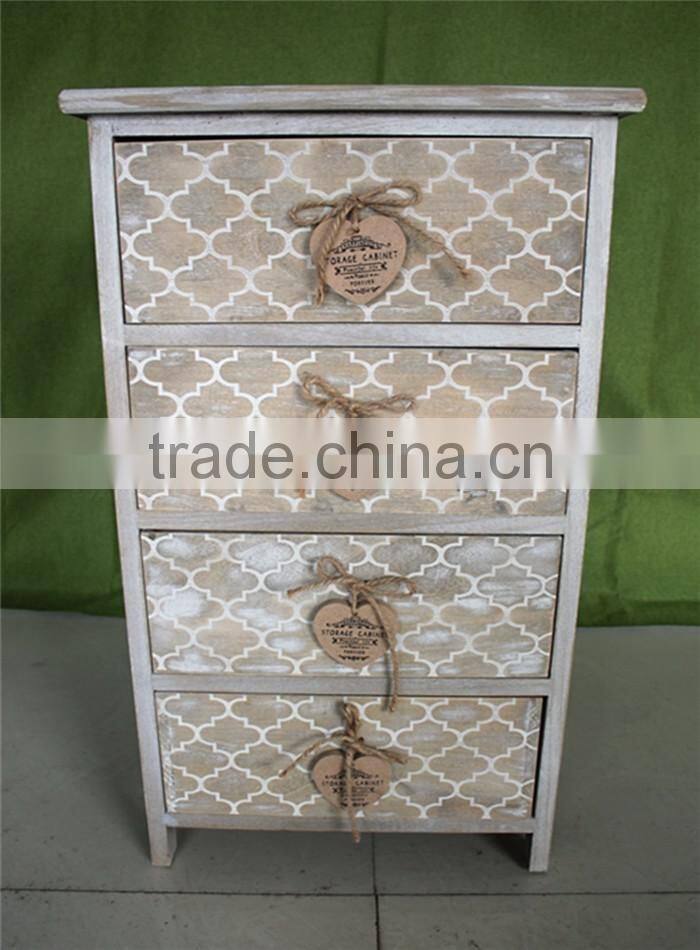 Unfinished recycled crazy wood kids furniture for 4 hole