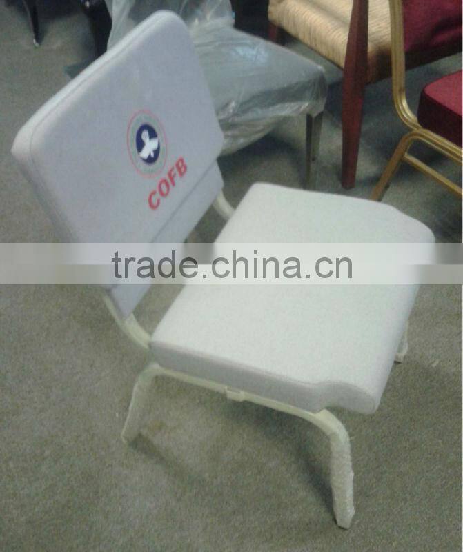 Good quality Utility Iron frame church chair