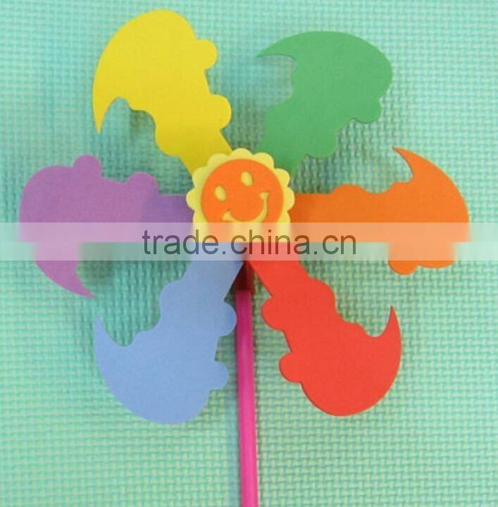 16053013 factory directly selling for Children handmade ready cutting eva winmill kit