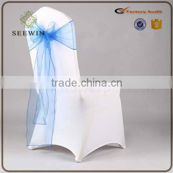 transparent cheap organza chair cover