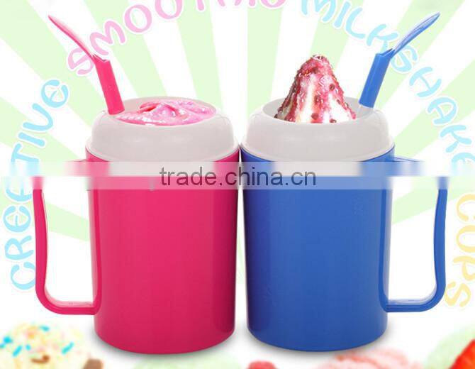Supply fashion Creative sand ice milkshake cup / iced beer cup --Rose Red