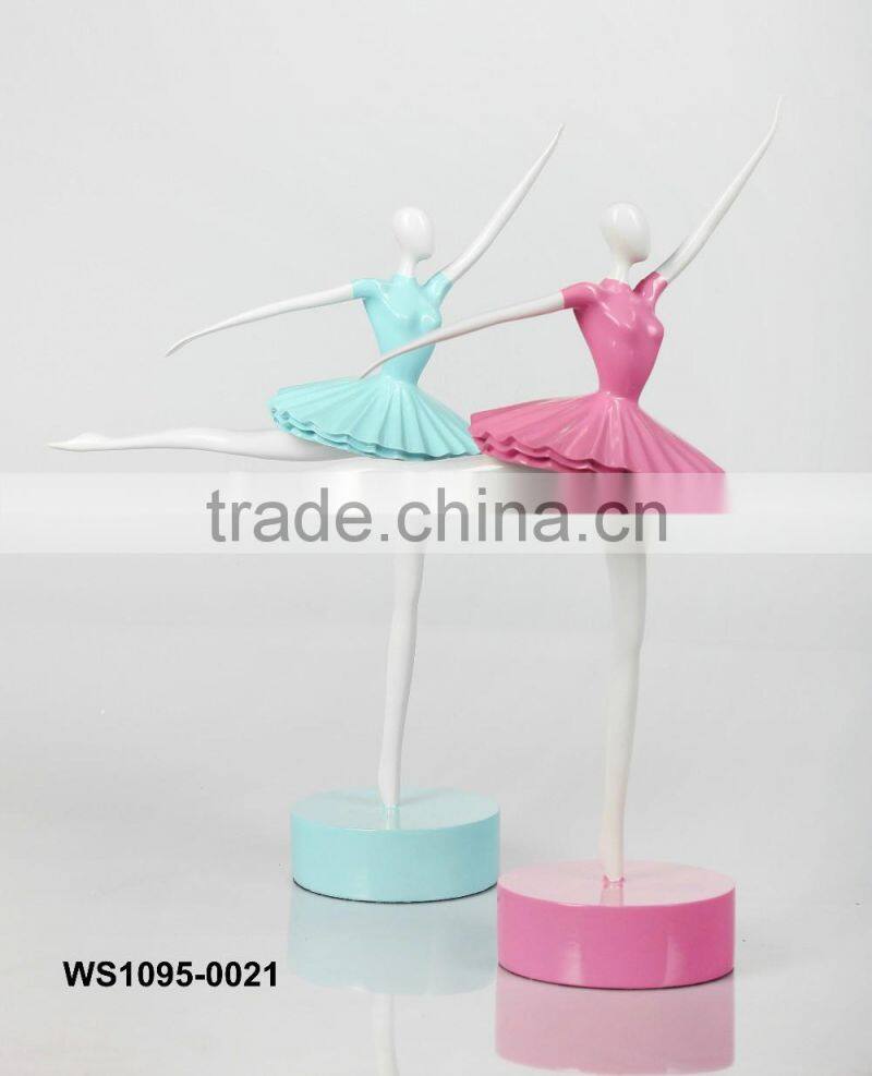 resin craft Lovely dancing girl ballerina statue