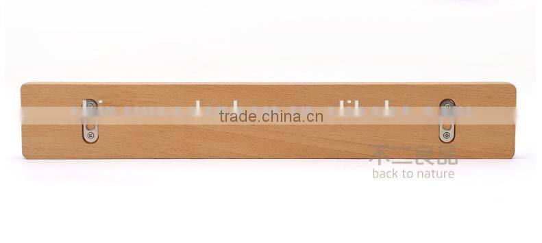 Eco-friendly customized solid wooden fancy clothes hanger