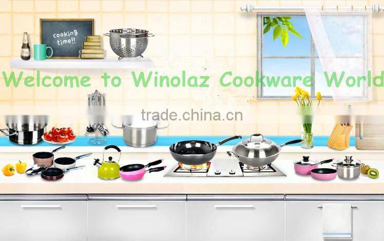 6pcs induction based stainless steel cookware set