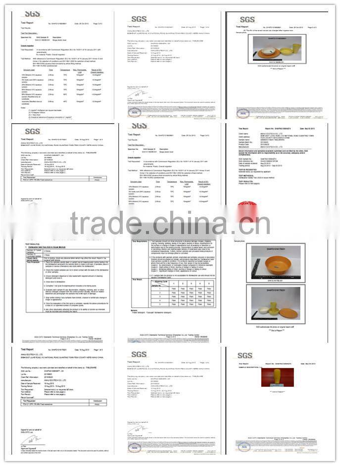 China manufacturer simple style eco friendly bamboo fiber picnic cup without ear