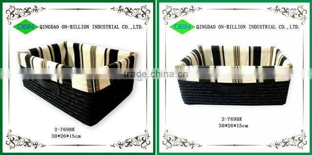 mini straw children storage bin