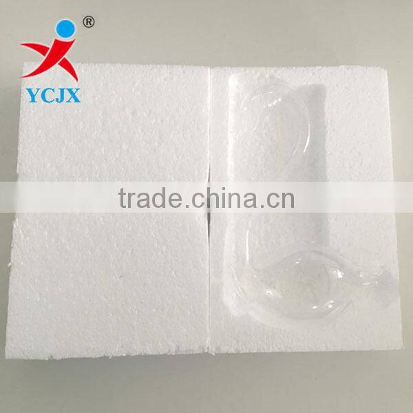 Wedding Decoration Gift Hand Blown Clear Glass Swan Vase