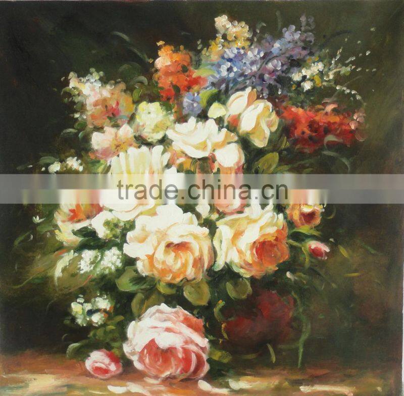 Canvas Flower Oil Painting