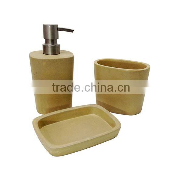 Hot sale 3 set bath accessories, soap dish Tumbler ,bathroom set