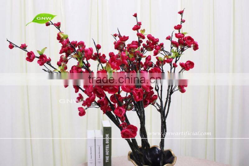 GNW BLB-CH1605019 Latest design Artificial Flower Red plum blossom branch for sale