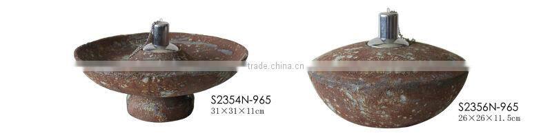 Rusty holiday oil burner home decoration