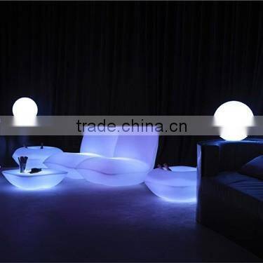 Hot sale! shenzhen LED modern Plastic glowing furniture Chair/sofa set /lighting bar sofa /coffee sofa