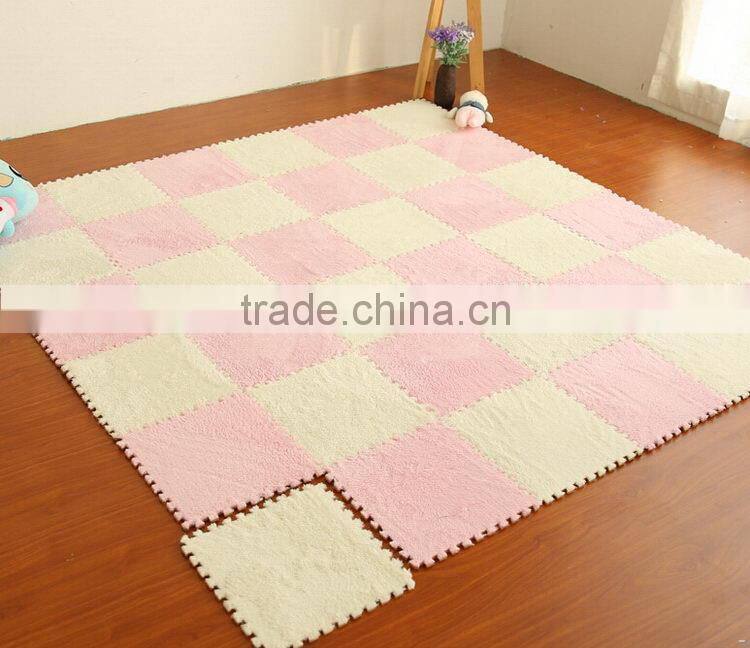 Factory five strips high quality eva foam baby walking mat