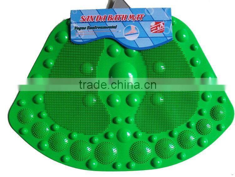 Quality eco friendly pvc fish shape bath mat
