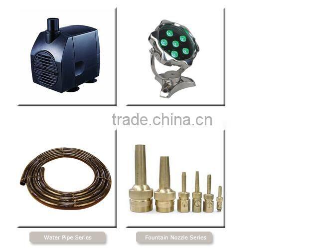 Garden decoration dancing marble water fountain