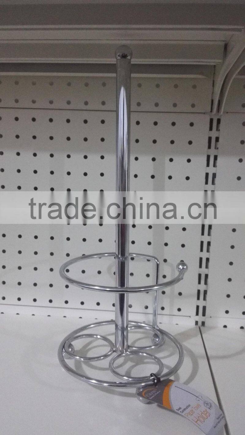 Steel constraction bathroom tissue towel holder