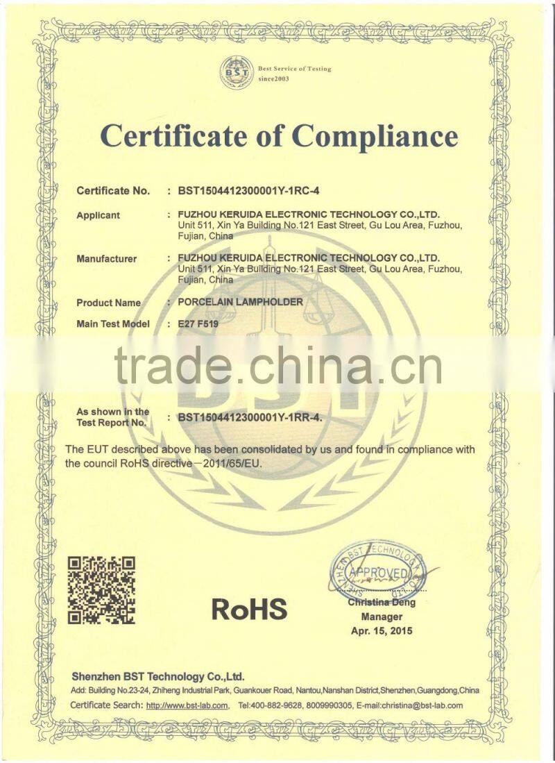 different types of B22 bakelite light socket lamp holder bulb cap types