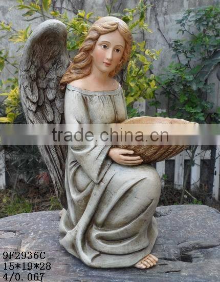 resin cupid angel garden decoration