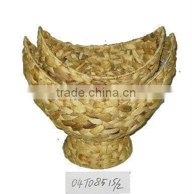 decorative water hyacinth flower holder/planter/basket