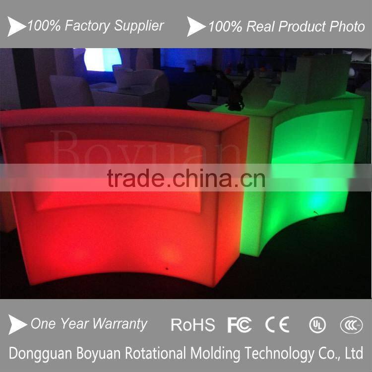 2015 New design modern LED glowing bar counter made in China