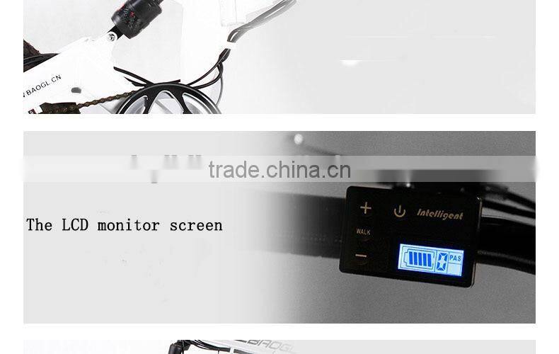 20 inch electric mountain folding bicycle made in Zhejiang